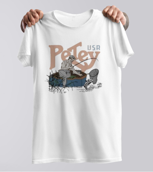 Petey USA Fishing With Catch And Tackle T-Shirt