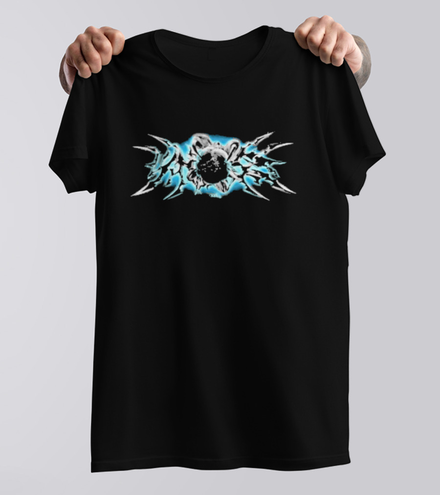 Vanoss Prey Evan Fong Blue Tribal Skull T-Shirt