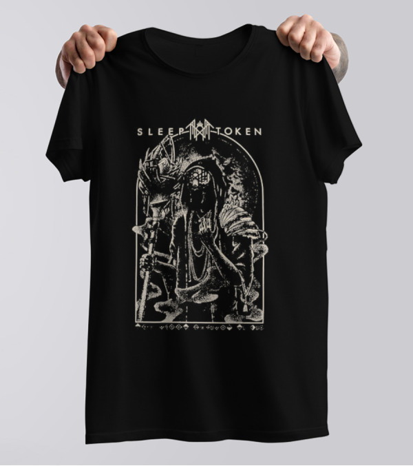 Sleep Token The Night Belongs To You Masked Entity Holding Staff T-Shirt