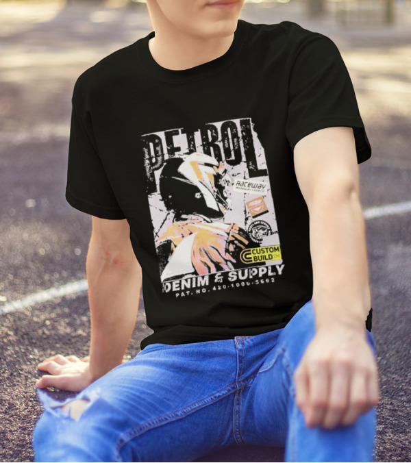 PETROL Raceway Custom Build Denim And Supply CVC Jersey Fabric 164951-U T-Shirt