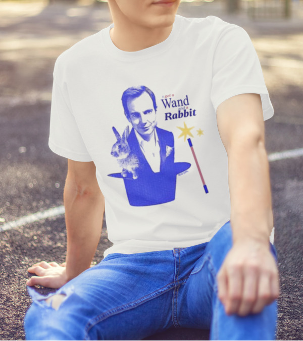 I Got A Wand And A Rabbit Magic Wand Top Hat And Stars T-Shirt