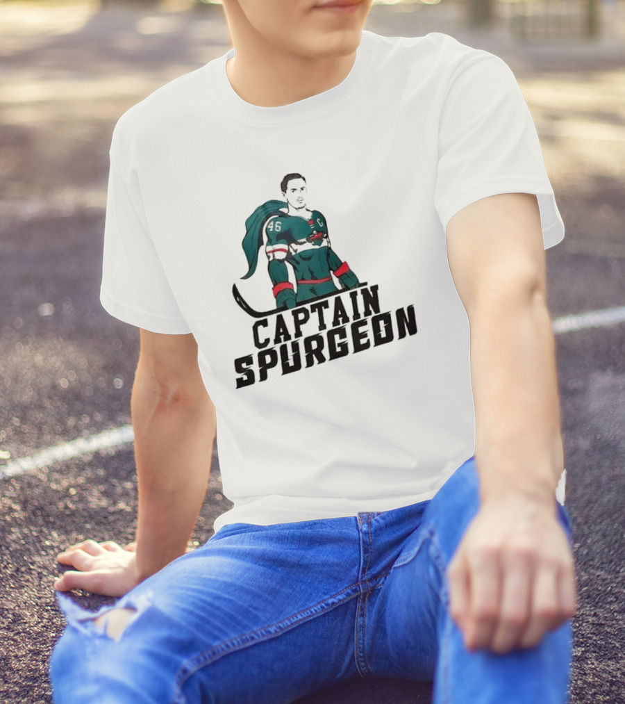 Captain Spurgeon 46 Hockey Superhero T-Shirt