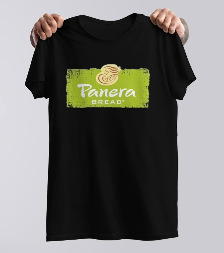 Panera Bread Restaurant Green Logo With Iconic Woman T-Shirt