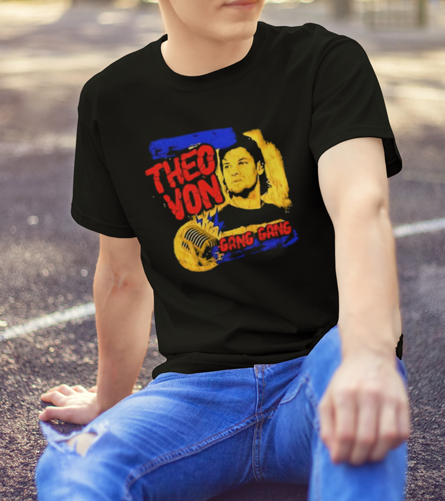 Theo Von Gang Gang 90s Pepper Mic T-Shirt