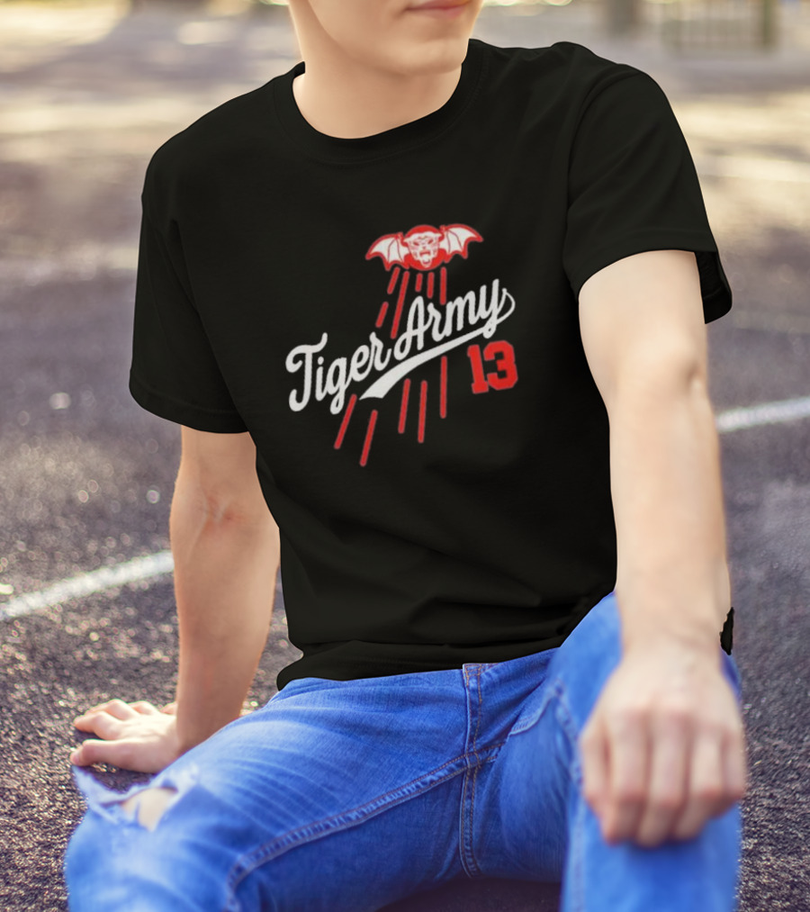 Tiger Army 13 Los Angeles Dodgers Never Die T-Shirt