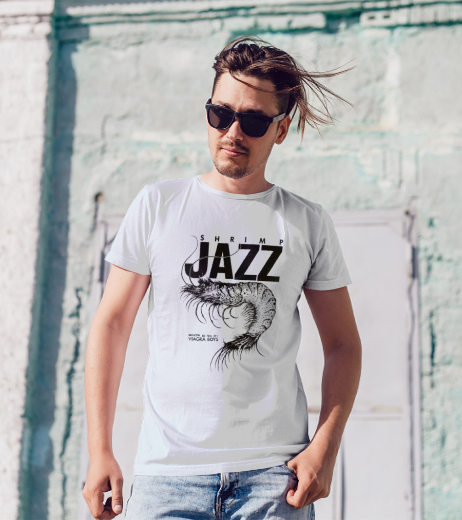 Shrimp Jazz Brought To You By Viagra Boys Vintage T-Shirt