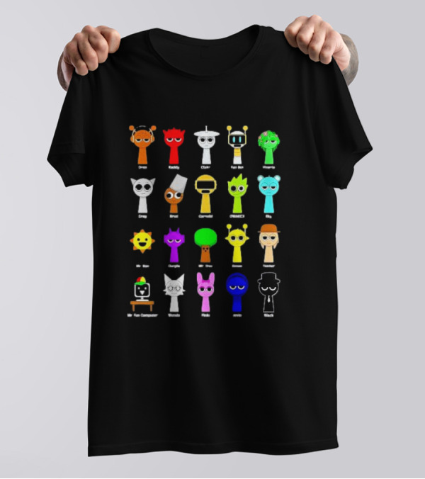 Drew Raddity Chister Furm Furm Mangelo Drag Brad Garrold CHANCE Mr. Sun Chingtra Drew Somner Yoomker Mr. Fun Computer Vexvita Rinks Jumia Black T-Shirt
