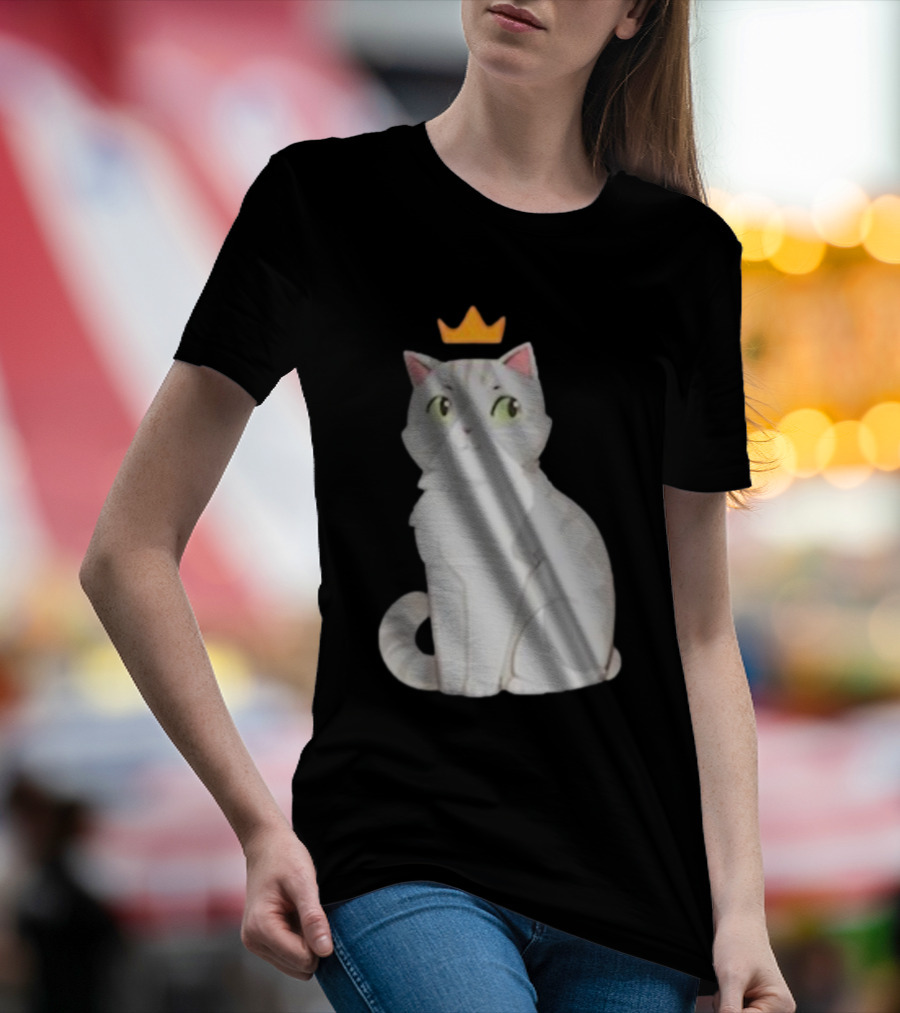 Goodtimeswithscar Jellie Cat With Crown T-Shirt