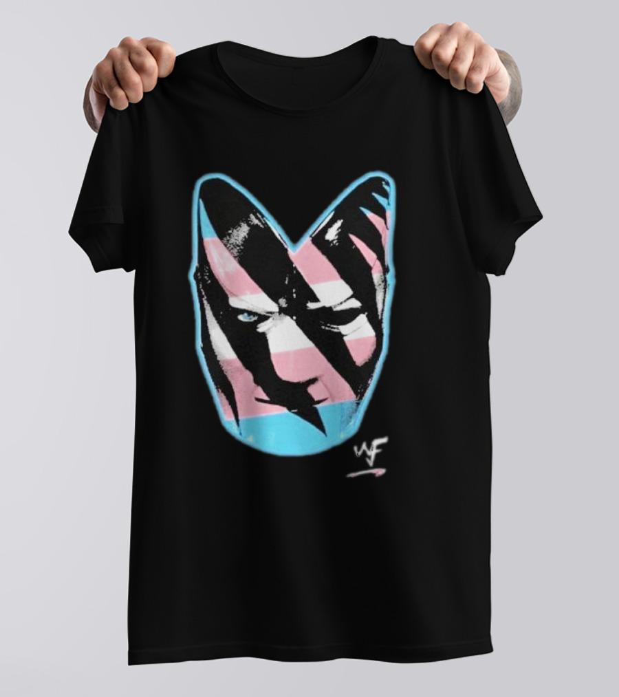 Mr. Liar Trane WF Trans Pride Wolverine Mask T-Shirt