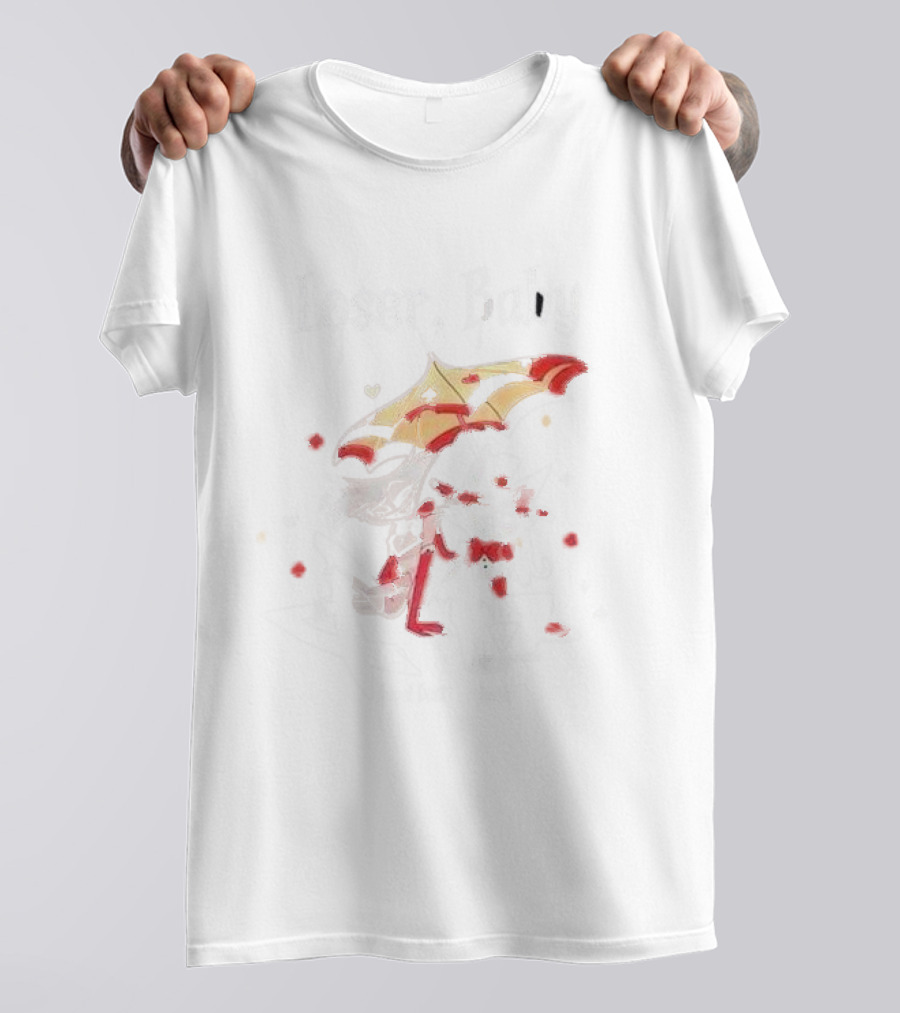 Angel Dust Loser Baby Hazbin Hotel Husk Umbrella T-Shirt