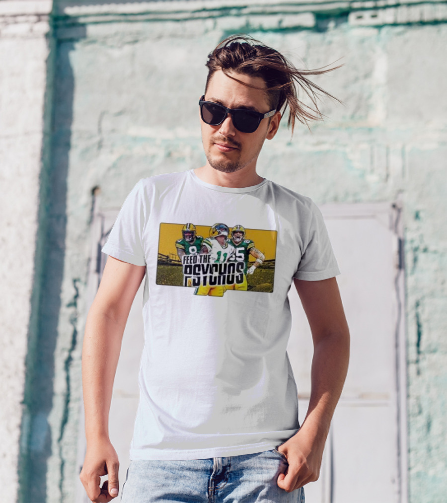 Feed The Psychos Packers Football Trio T-Shirt