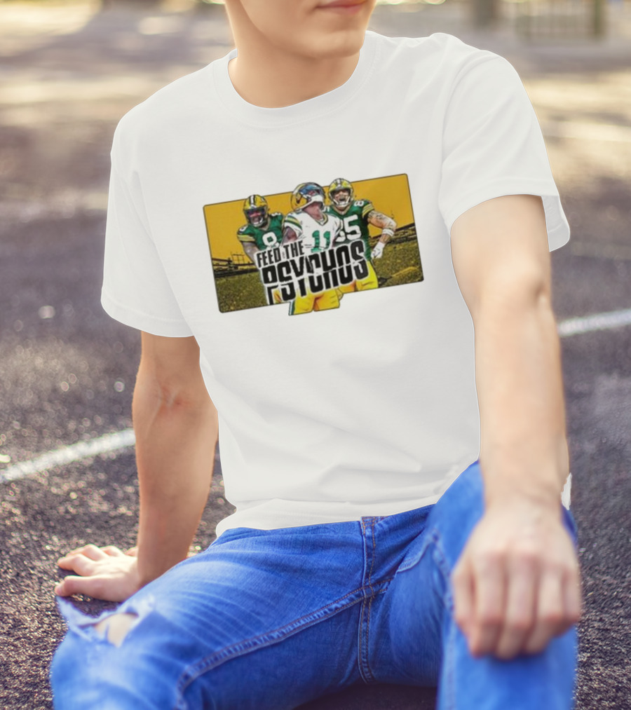 Feed The Psychos Packers Football Trio T-Shirt