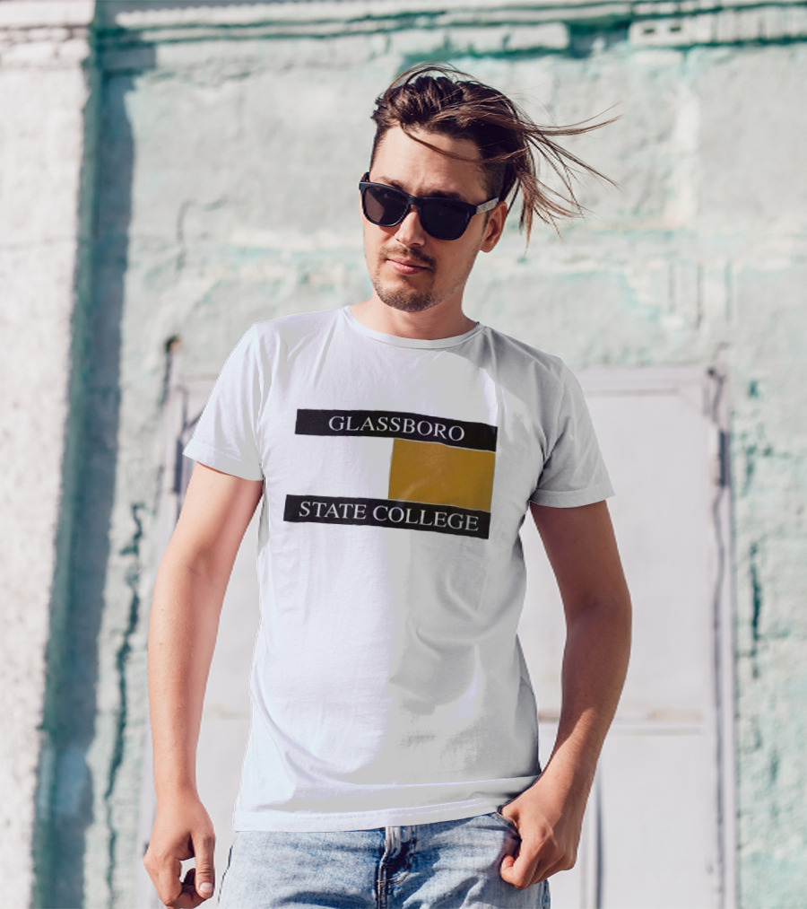 Glassboro State College Black And Gold Block T-Shirt