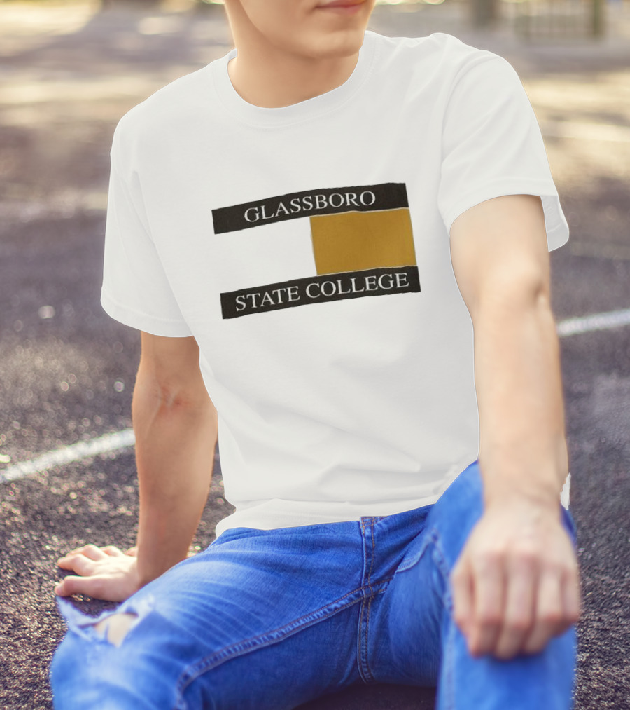 Glassboro State College Black And Gold Block T-Shirt