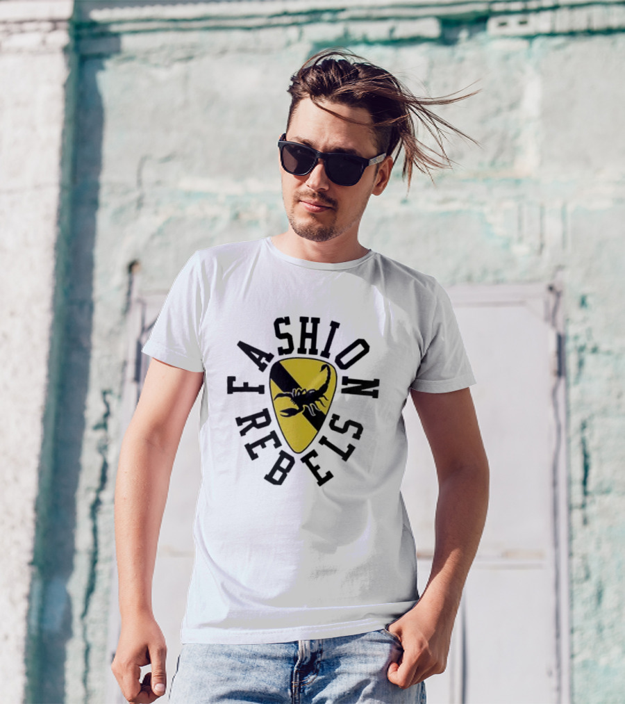 Fashion Rebels Mia Hall Loves The Kids Scorpion Shield T-Shirt