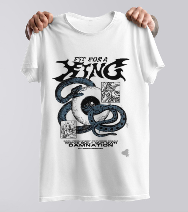 Fit For A King Snake Eyeball Born From Every Precious Dream Damnation T-Shirt