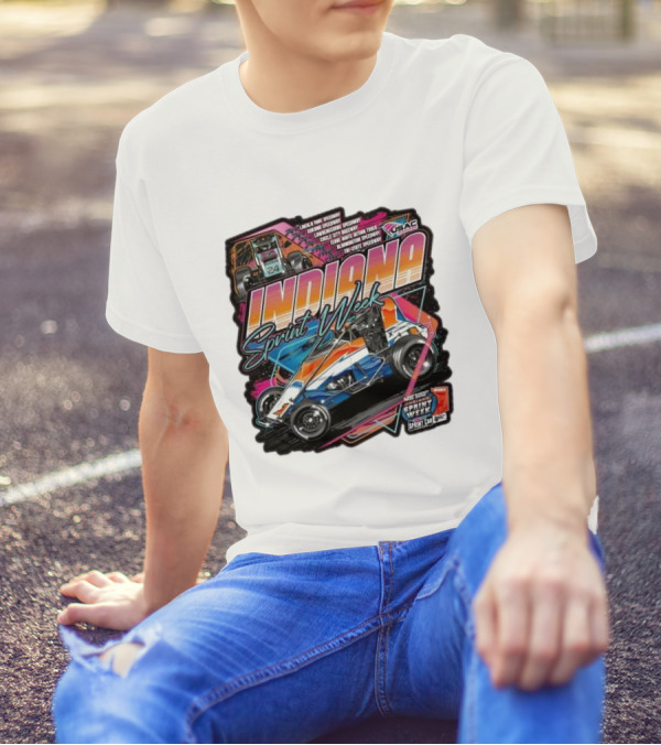 Indiana Sprint Week USAC Sprint Car Racing T-Shirt