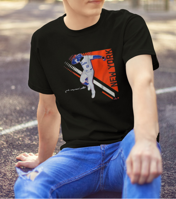 Juan Soto New York Pose 2.0 Pinstripes 22 T-Shirt