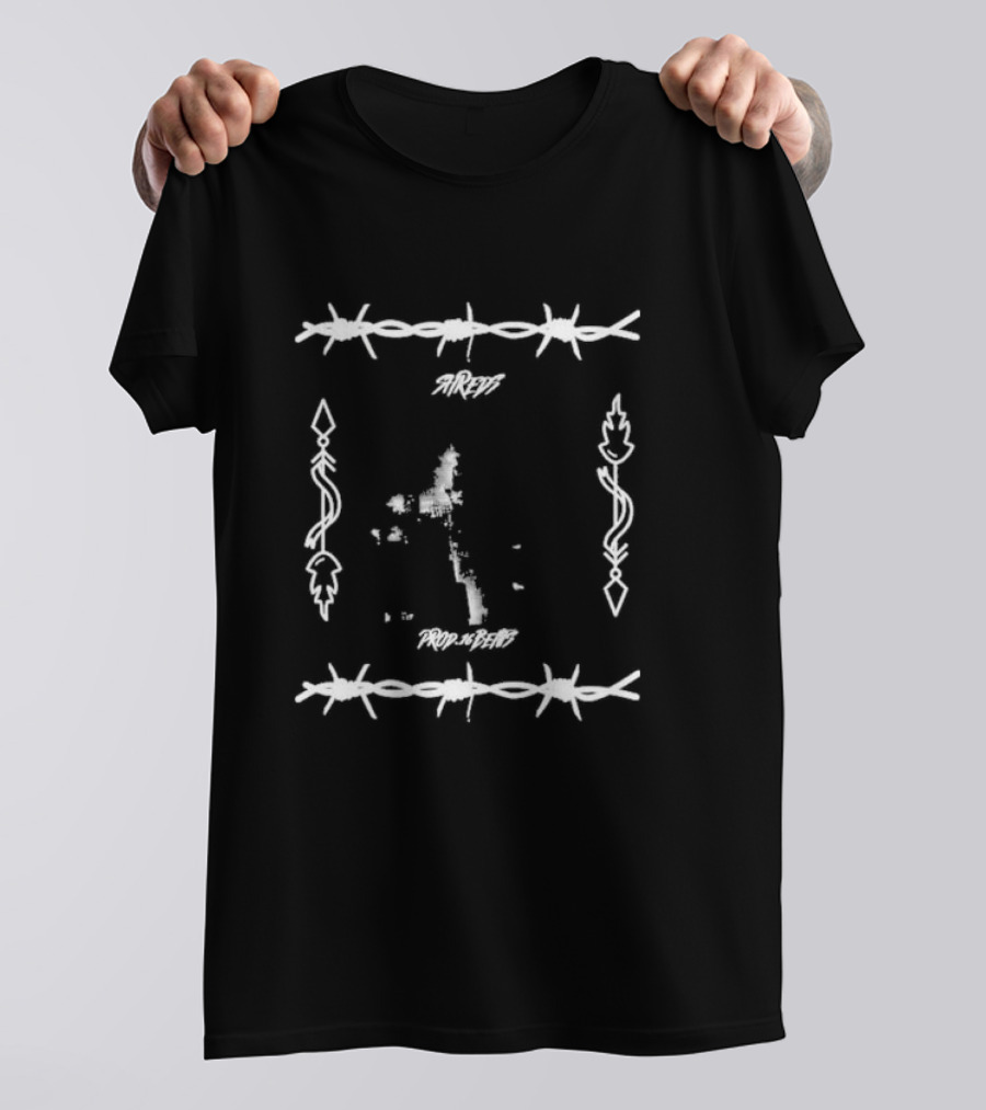 Shreds Dark Barbed Collection Prod 16 Beats T-Shirt