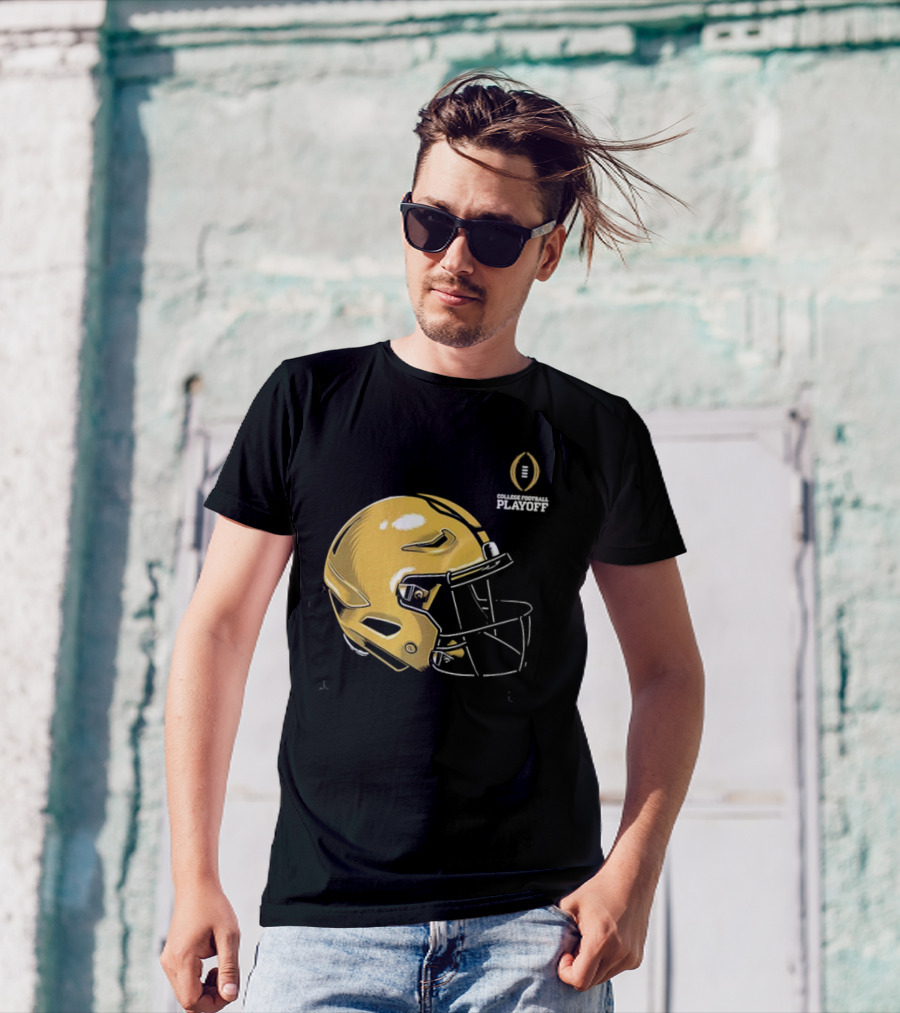 Notre Dame Fighting Irish College Football Playoff 2025 Helmet Iconic T-Shirt