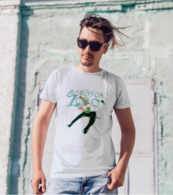 BAIT X One Piece Roronoa Zoro Green Sword Action T-Shirt