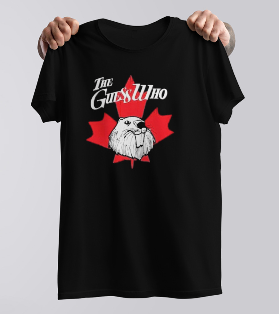The Guess Who Merry Christmas Maple Leaf Otter T-Shirt