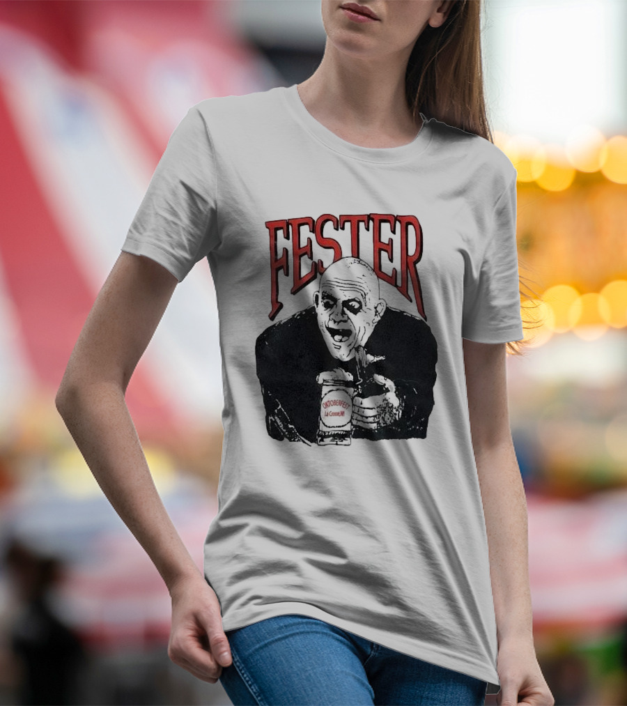 Fester Addams Oktoberfest La Cerveza T-Shirt