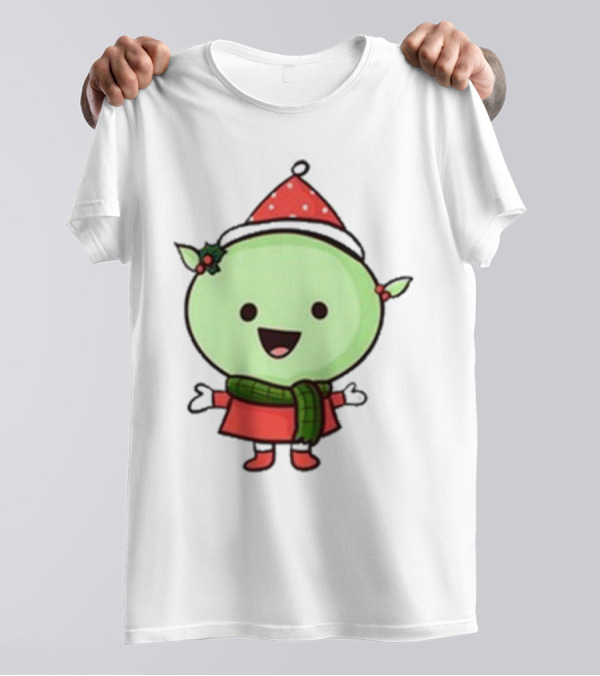 Nanalan Christmas Mona Festive Holiday Character T-Shirt