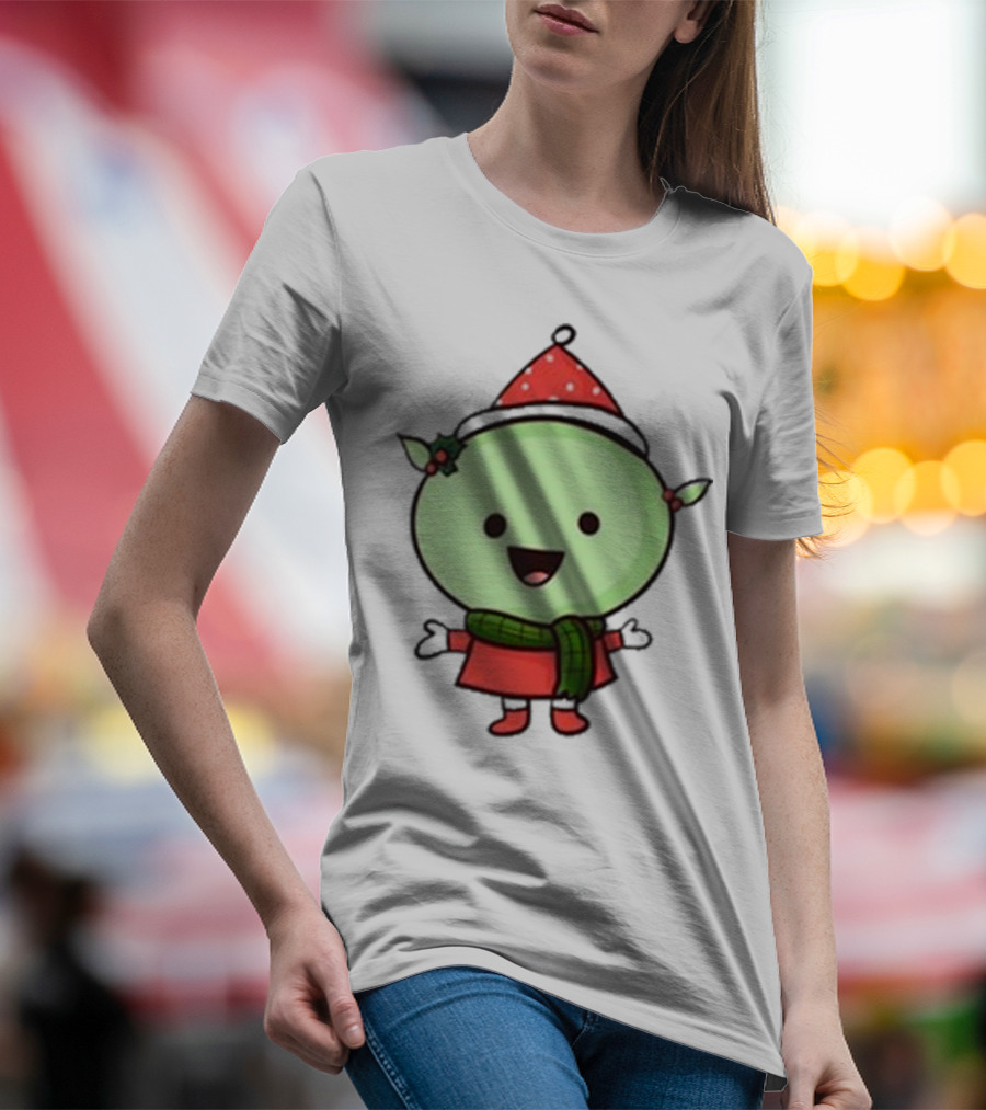 Nanalan Christmas Mona Festive Holiday Character T-Shirt