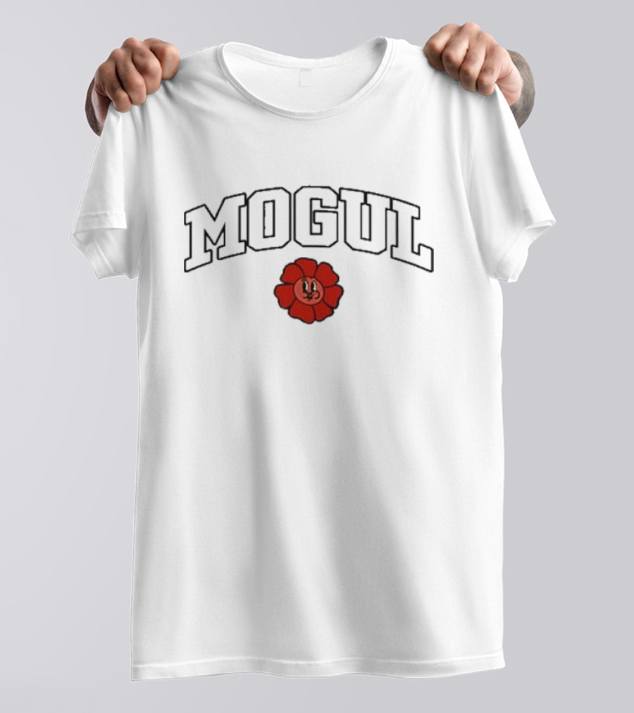 Mogul Red Flower Face T-Shirt