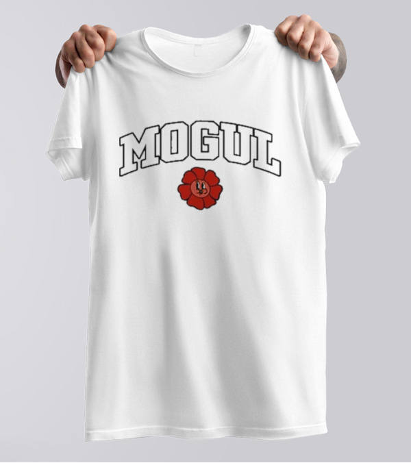 Mogul Red Flower Face T-Shirt