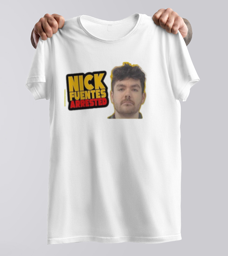 Nick Fuentes Arrested Mugshot T-Shirt