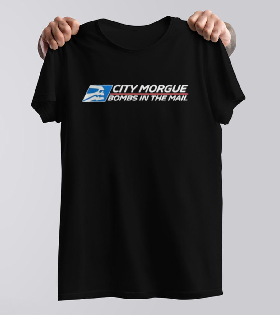 City Morgue Bombs In The Mail Postal T-Shirt