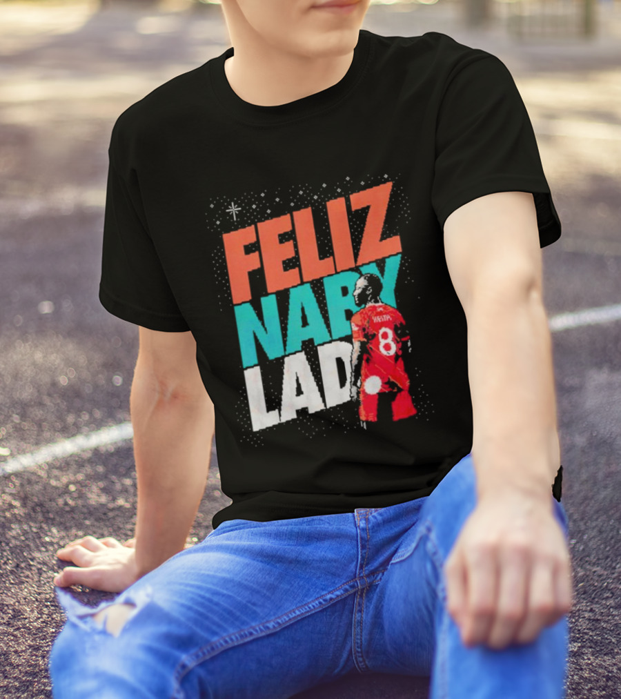 Feliz Naby Lad Liverpool FC Naby Keita Christmas Soccer T-Shirt