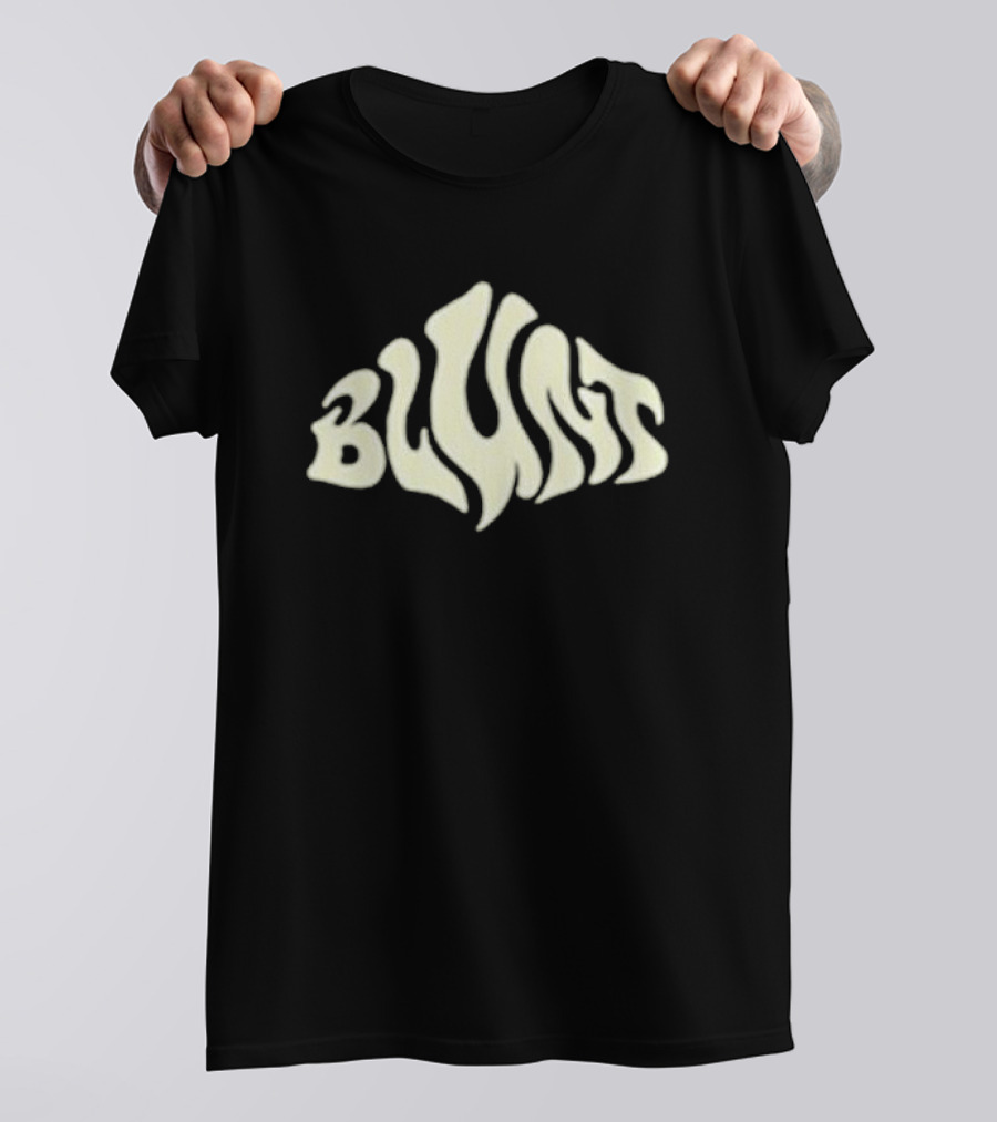 Blunt Psychedelic Typography Unknown Valley T-Shirt