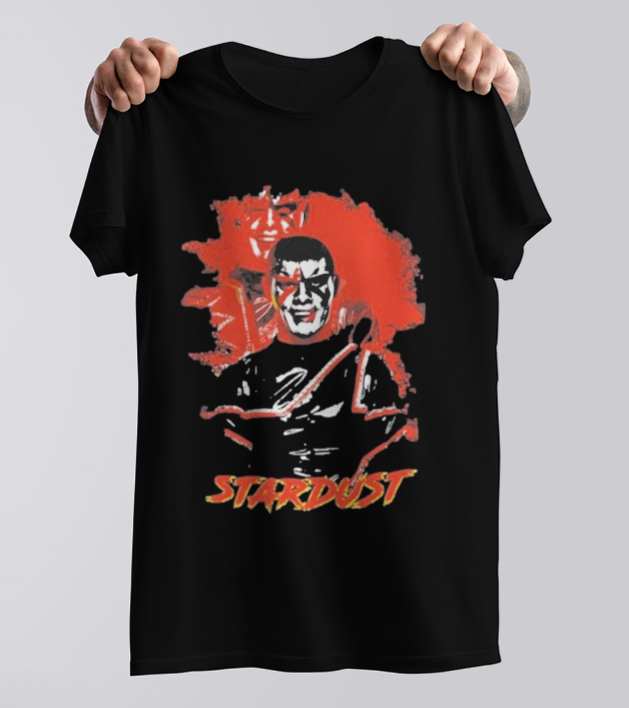 Cody Rhodes Stardust Retro Iconic Face T-Shirt