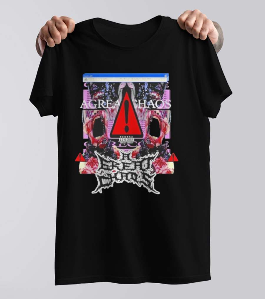 Ken Carson A Great Chaos Pink Error Warning T-Shirt