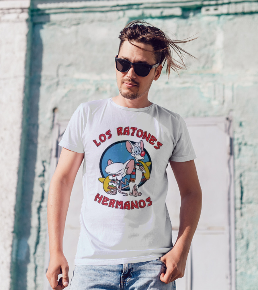 Los Ratones Hermanos Pinky And The Brain Crossover T-Shirt