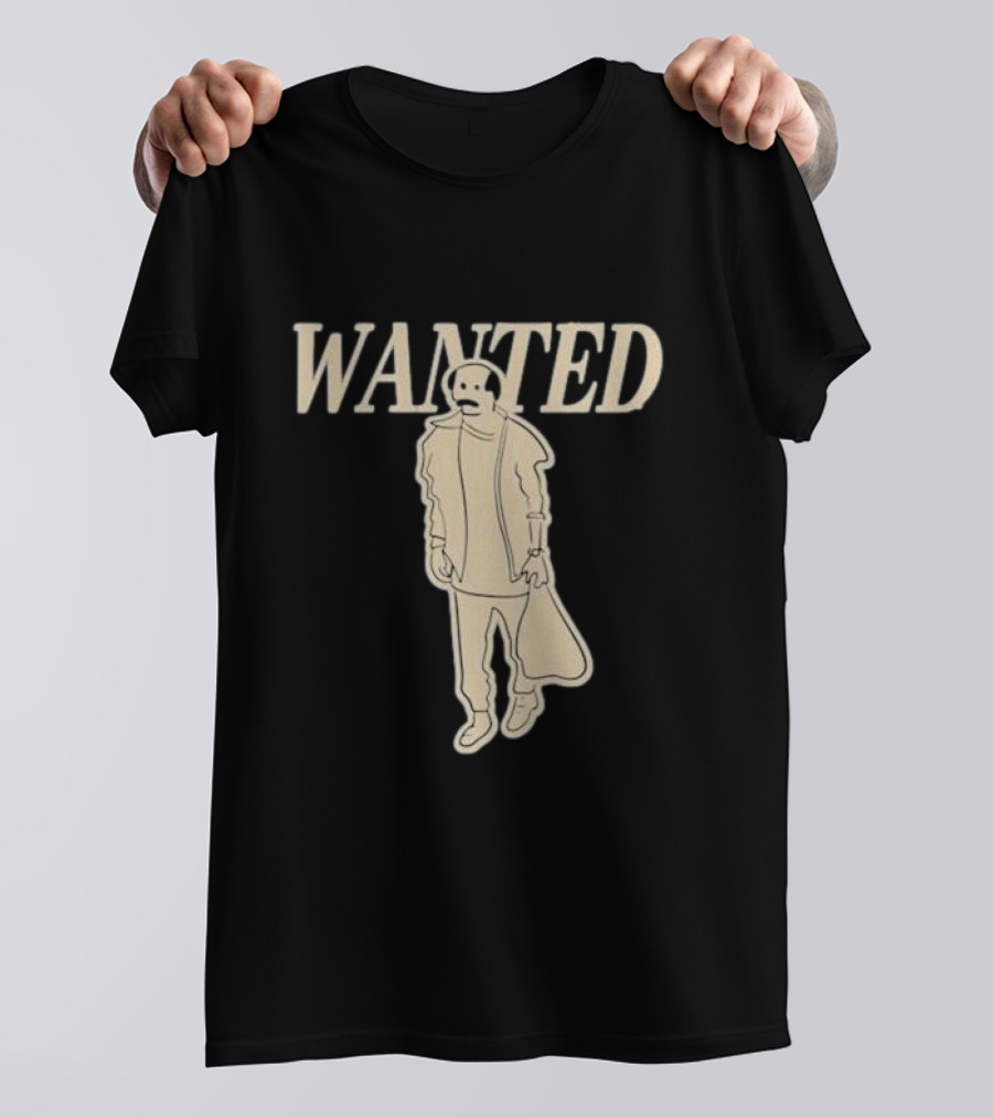 Vardagen Vdgn Wanted Sketch Outline T-Shirt