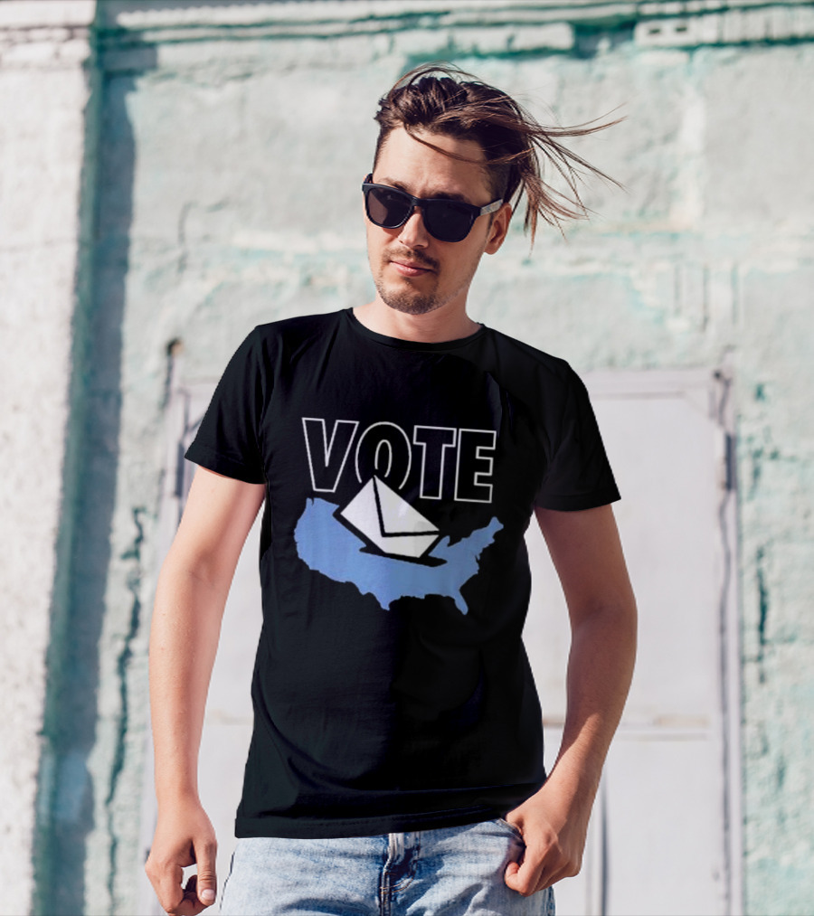 Vote Envelope Map T-Shirt