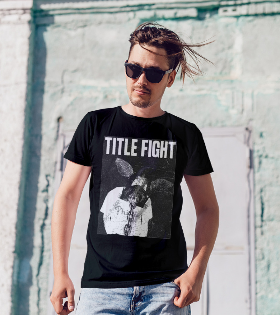 TITLE FIGHT CHAINED PIG MASK T-Shirt