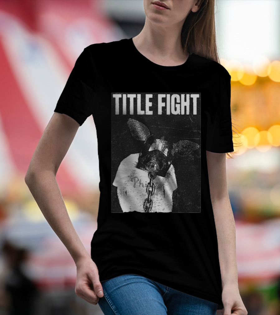 TITLE FIGHT CHAINED PIG MASK T-Shirt