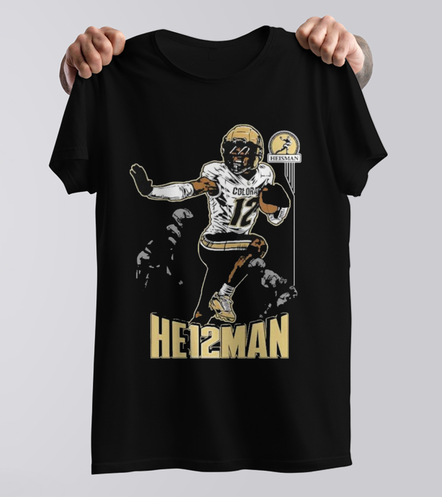 Travis Hunter He12man Colorado Football Heisman Trophy T-Shirt