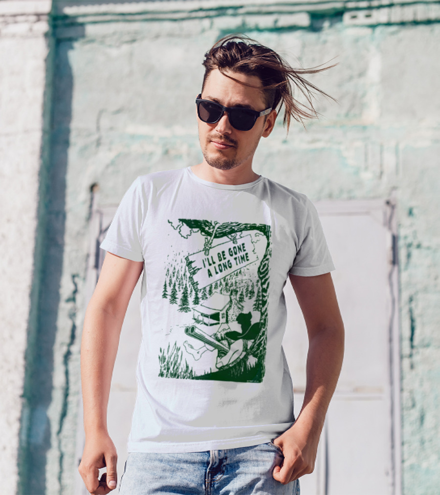 Billy Strings I'll Be Gone A Long Time Cabin Forest Scene T-Shirt