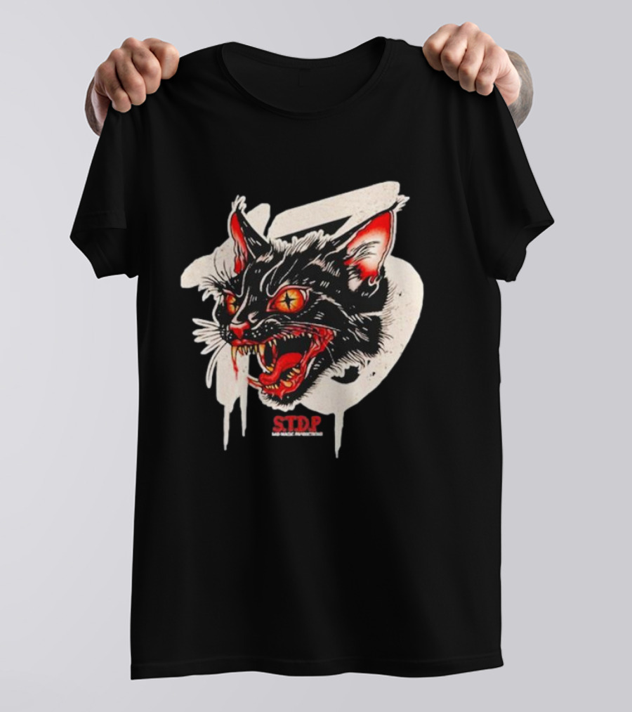 STDP Bad Magic Friday 13 Black Cat T-Shirt