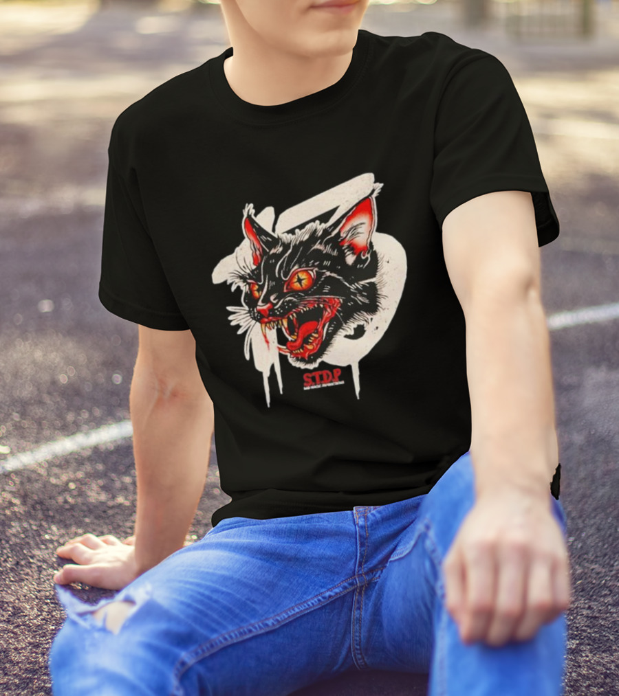 STDP Bad Magic Friday 13 Black Cat T-Shirt