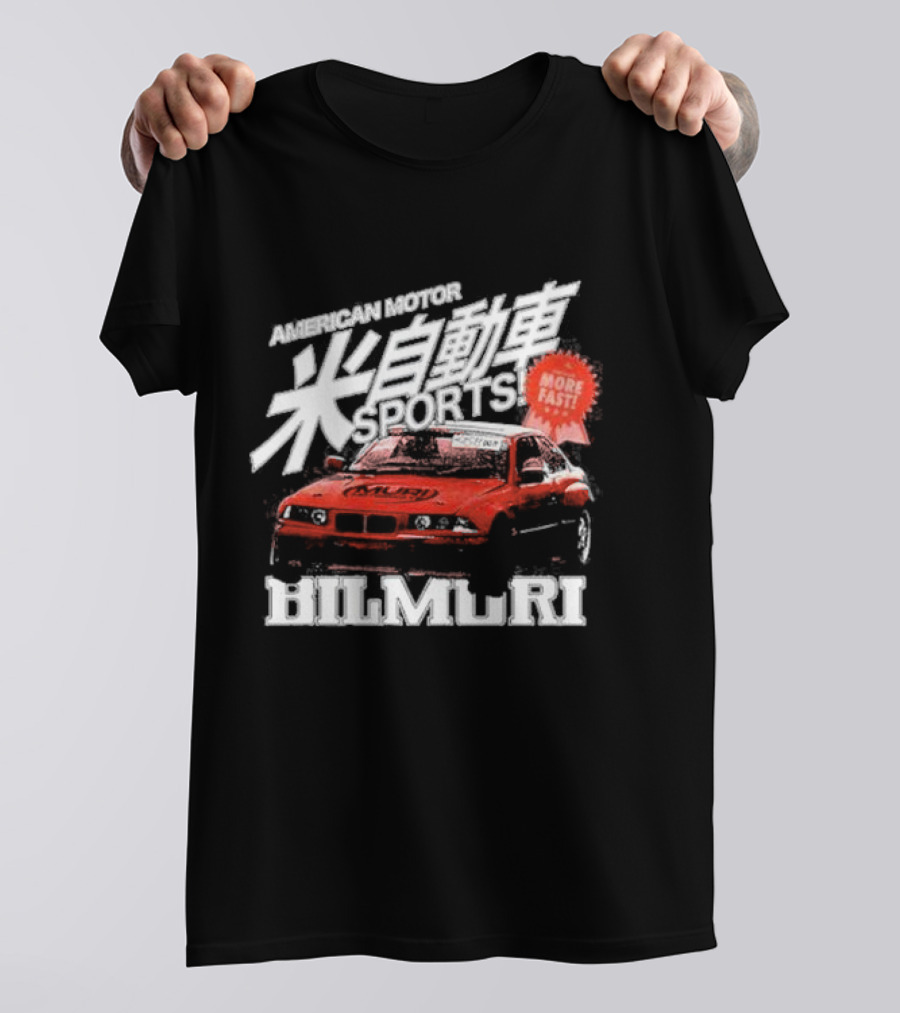 American Motor Sports Bilmuri More Fast Car T-Shirt