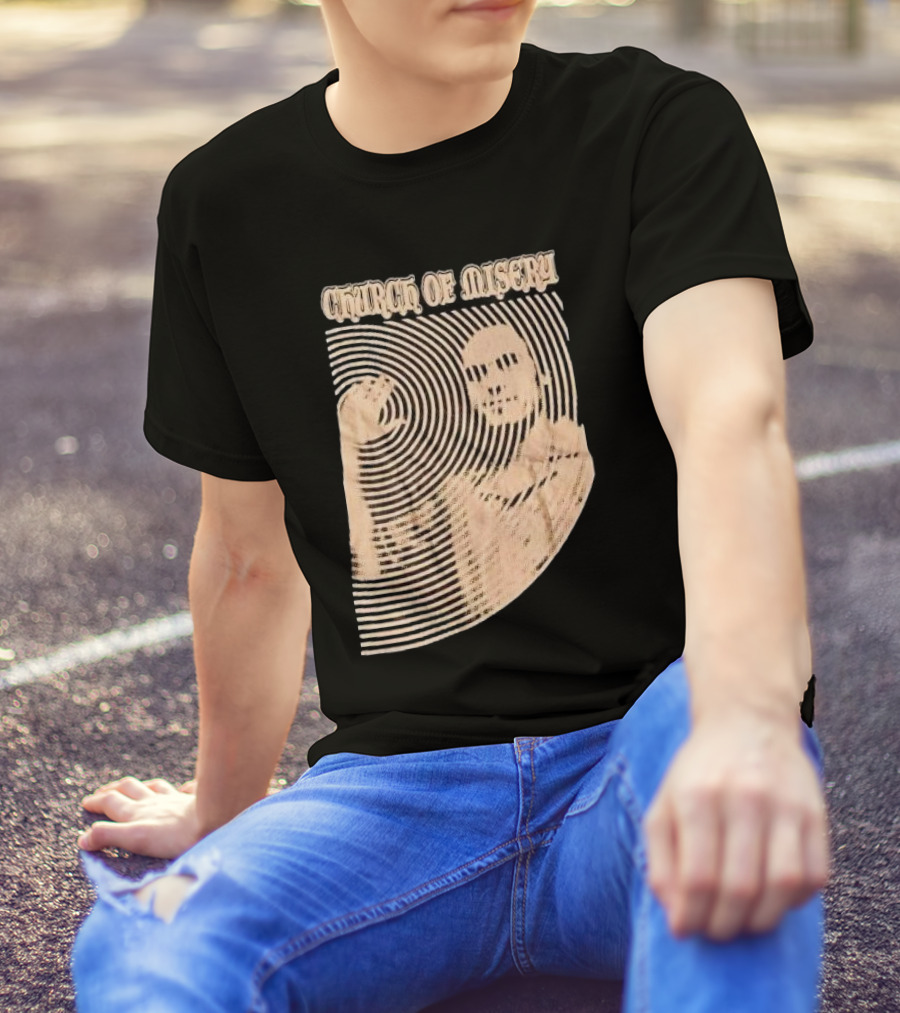 Church Of Misery Ted Bundy Optical Illusion T-Shirt