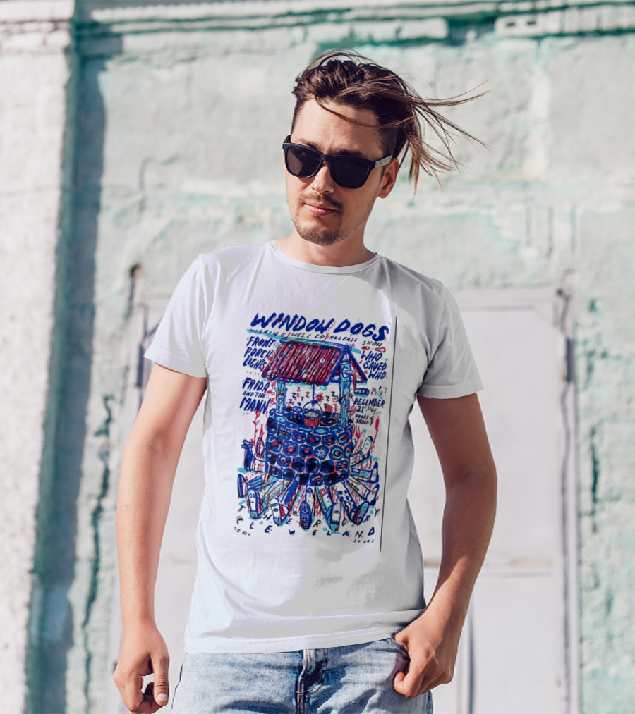 Window Dogs And Guest Bands Live At Cleveland Venue December 21 With Frida And The Man Who T-Shirt