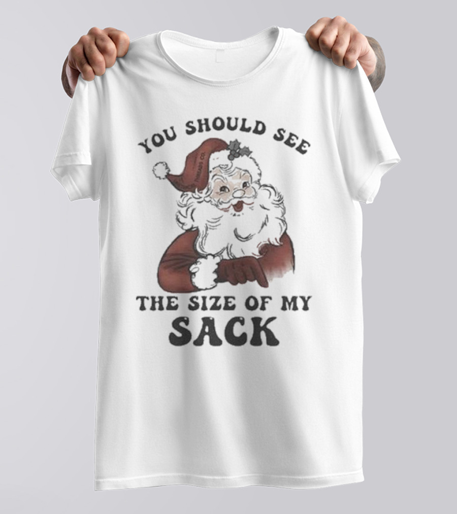 Santa Claus You Should See The Size Of My Sack T-Shirt